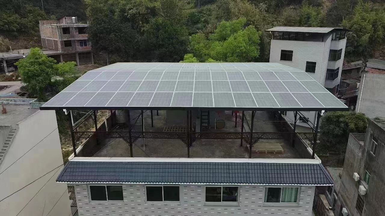 大兴安岭15kw+10kwh自建别墅家庭光伏储能系统